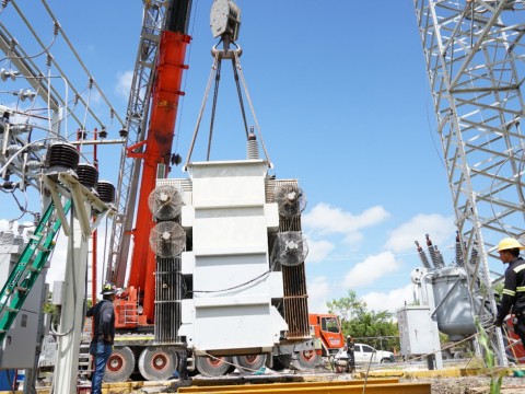  Edesur multiplica capacidad de servicio en El&iacute;as Pi&ntilde;a con puesta en operaci&oacute;n de transformador de potencia en subestaci&oacute;n el&eacute;ctrica