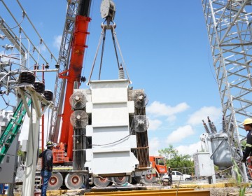  Edesur multiplica capacidad de servicio en El&iacute;as Pi&ntilde;a con puesta en operaci&oacute;n de transformador de potencia en subestaci&oacute;n el&eacute;ctrica