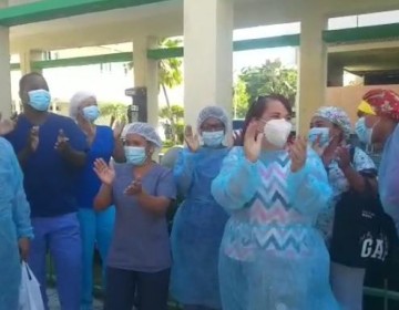 Personal de salud protesta en Marcelino V&eacute;lez por falta de pagos de incentivos