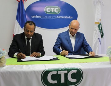 CTC y Junta Distrital de Canca la Reina firman convenio Interinstitucional para eliminar brecha digital