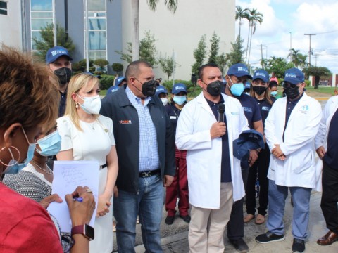 Hospital Ney Arias Lora pone en marcha operativo de prevenci&oacute;n de accidentes en Navidad