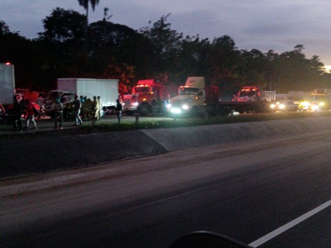 Accidente en La Vega deja dos lesionados