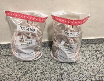 DNCD ocupa coca&iacute;na liquida en tubes introducidos dentro de sogas