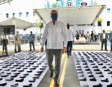 Gobierno destruye 803 armas ilegales recuperadas a trav&eacute;s de Mi Pa&iacute;s Seguro