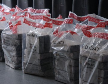 Apresan  Dos Hombres  Con  176 Paquetes Presumiblemente  Cocaina en BARAHONA