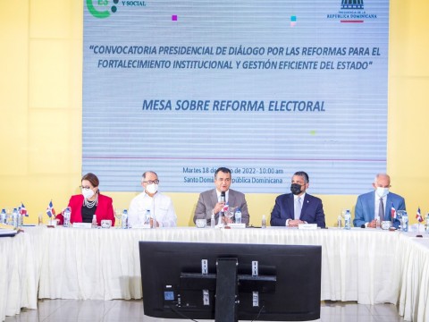 JCE participa en el inicio de los trabajos de la Mesa Tem&aacute;tica de Reforma Electoral 