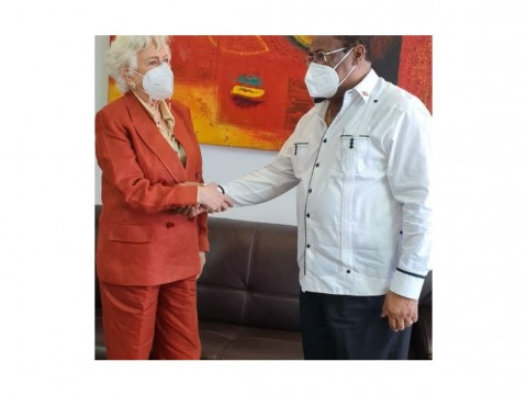 Director SRSM sostiene reuni&oacute;n con Ortiz Bosch; dialogan compromiso con transparencia gubernamental 