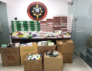 Ceccom incauta 62 mil cigarrillos y gran cantidad de medicamentos introducido ilegal a RD 