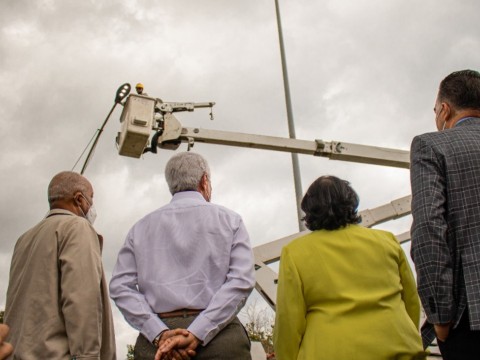 ETED ilumina instalaciones de la UASD; seguridad beneficiar&aacute; a miles de estudiantes