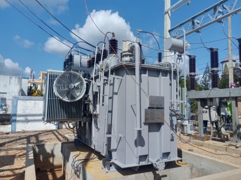 EDEEste instala moderno transformador de 14 MVA para repotenciar el servicio el&eacute;ctrico en Bayaguana