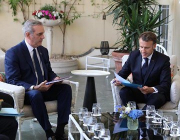 Presidente franc&eacute;s Emmanuel Macron manifiesta inter&eacute;s de su gobierno en financiar el tren metropolitano de SD y el plan integral de transporte del GSD