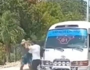 Se entrega cobrador de guagua que agredi&oacute; a un anciano en Valverde