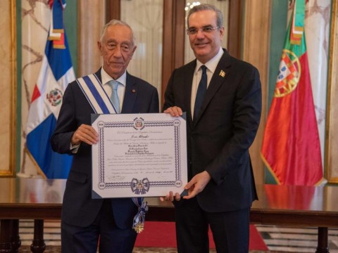 Abinader recibe apoyo de Portugal para eliminaci&oacute;n de visa Schengen