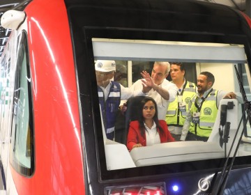 Presidente Abinader realiza recorrido exitoso durante prueba din&aacute;mica en L&iacute;nea 2C del Metro de Santo Domingo