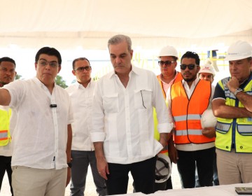 Abinader supervisa avances ampliaci&oacute;n del Acueducto Barrera de Salinidad