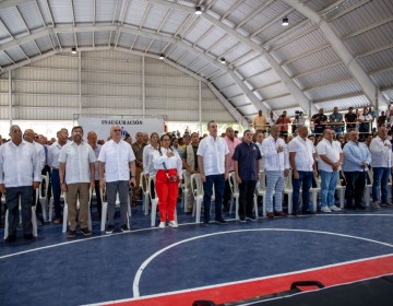 Presidente Abinader entrega cinco polideportivos y otras instalaciones en provincias Duarte y S&aacute;nchez Ram&iacute;rez