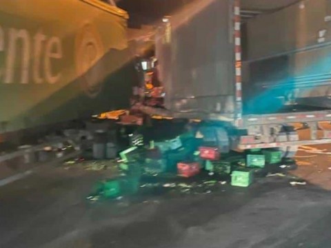 Otra patana en accidente: choca contra cami&oacute;n de la Presidente en la Luper&oacute;n