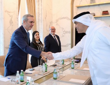 Presidente Abinader tendr&aacute; este lunes reuni&oacute;n privada con El Emir del Estado de Qatar