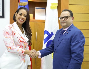 Gerente general de EDEEste recibe visita de alcaldesa electa de Santo Domingo Norte