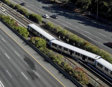 Tren se descarrila e incendia cerca de San Francisco y deja varios heridos