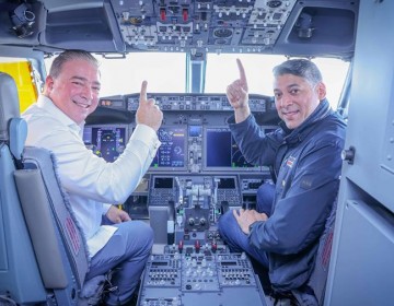 Arajet ampl&iacute;a su flotilla con su aeronave n&uacute;mero 12 "La Caleta"