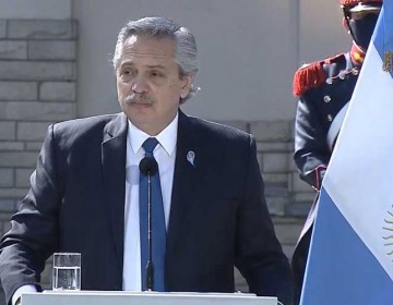 "No nos van a doblegar" le responde Alberto Fernandez a los manifestantes 