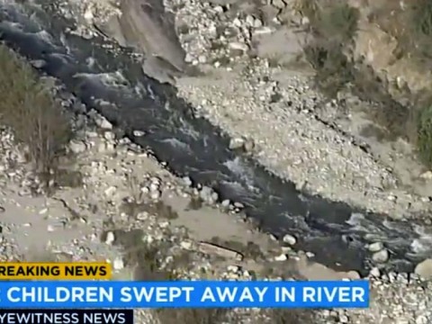 Dos hermanitos mueren arrastrados por crecida de un arroyo en California