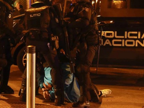 Nueva protesta contra la amnist&iacute;a acaba con 15 detenidos en altercados en Madrid