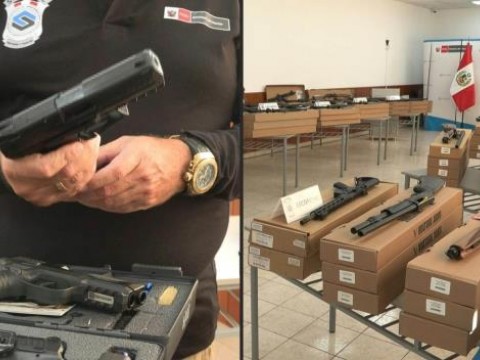 Per&uacute; desarticula banda de tr&aacute;fico de armas que abastec&iacute;a mercado ecuatoriano