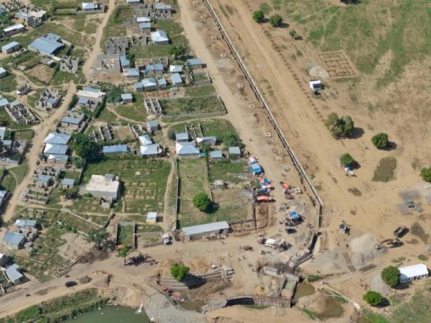 Avance del canal en Juana M&eacute;ndez es de aproximadamente 1.7 kil&oacute;metros