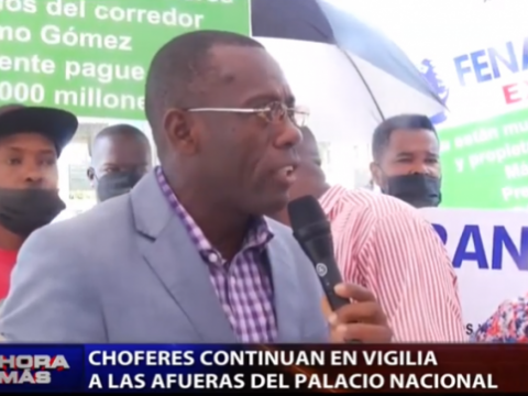 Choferes firmes en pedimento de pago de deuda al Gobierno