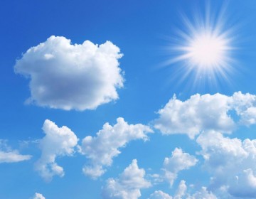 Pronostican clima soleado y escasas lluvias para este jueves
