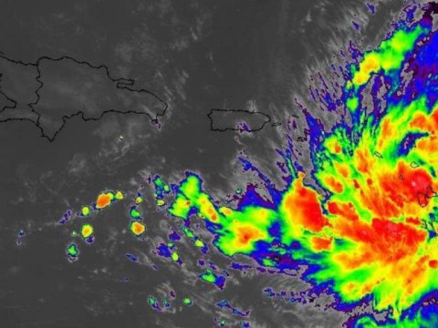 La tormenta Ernesto continuar&aacute; provocando aguaceros sobre varias provincias este mi&eacute;rcoles