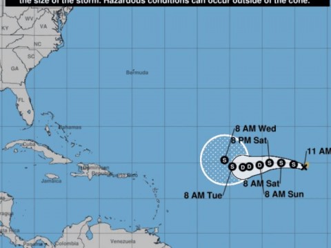 Se forma la tormenta tropical Gordon este viernes en el Atl&aacute;ntico