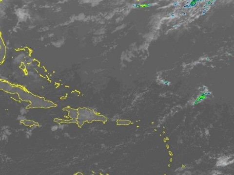 El Indomet informa que una vaguada provocar&aacute; lluvias dispersas este jueves