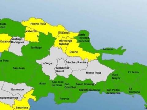 COE mantiene en alerta a 25 demarcaciones por incidencia de tormenta Rafael y vaguada