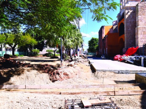 Contin&uacute;an los trabajos de remodelaci&oacute;n en la Ciudad Colonial