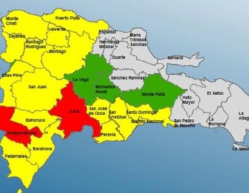 El COE mantiene en alerta roja a provincias Independencia y Azua por las lluvias
