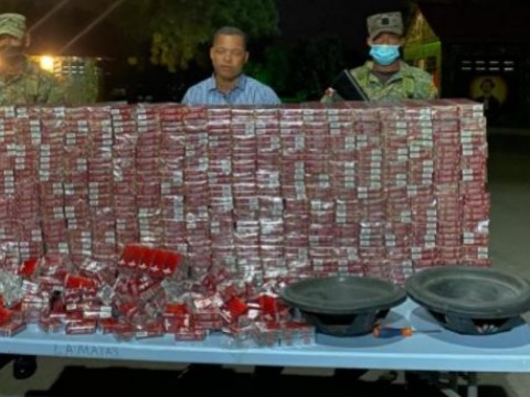 Apresan regidor del PLD con contrabando de Cigarrillos 