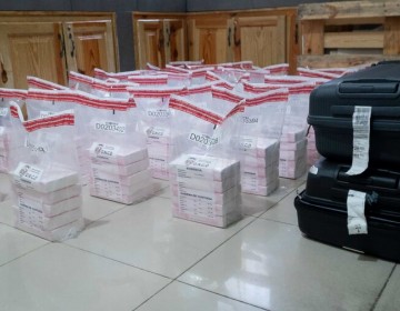 Decomisan 150 paquetes de coca&iacute;na en maletas procedentes de Colombia en aeropuerto de RD