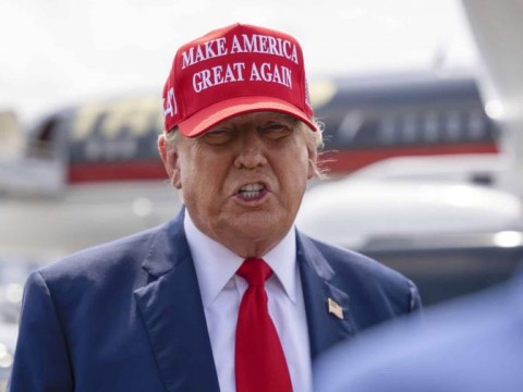 Trump compara protesta propalestina de Columbia con el asalto al Capitolio del 6 de enero