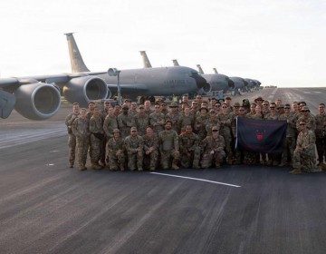 Dos escuadrones de la Fuerza A&eacute;rea de Estados Unidos instalaron la base en el AILA