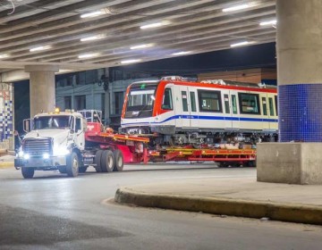Llegan dos nuevos trenes al Metro de Santo Domingo para ampliar su capacidad