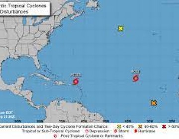 Cinco provincias en alerta ante efectos indirectos de la tormenta Peter