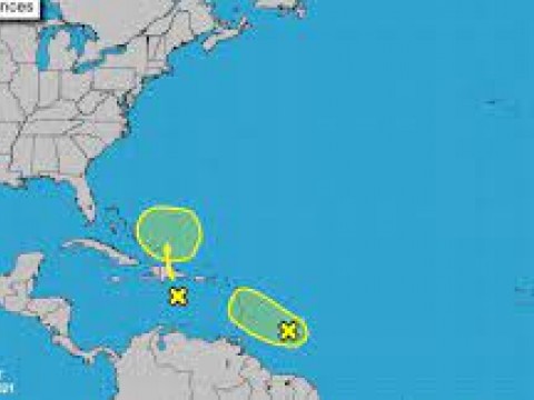 Onda tropical y vaguada provocar&aacute;n aguaceros durante las pr&oacute;ximas 72 horas