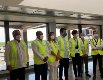 Ministro David Collado visita el Aeropuerto Las Am&eacute;ricas 
