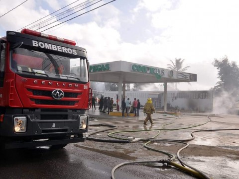 Fallece otra de las v&iacute;ctimas del incendio en estaci&oacute;n de GLP de Licey al Medio 