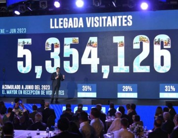 Llegan 5.3 millones de turistas a RD en seis meses