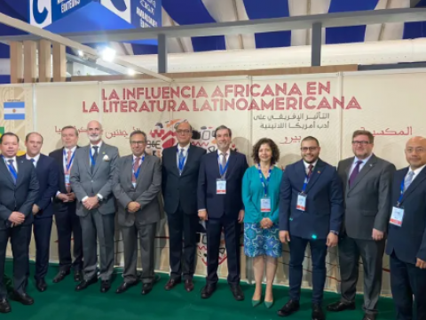 Embajada de Rep&uacute;blica Dominicana en Marruecos participa en la feria literaria