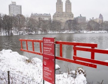 Tormenta llena Nueva York de nieve por primera vez en m&aacute;s de dos a&ntilde;os